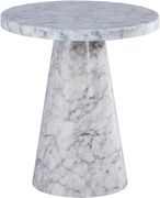White round marble top coffee table by Meridian additional picture 5