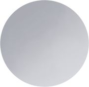 Silver chrome round contemporary coffee table additional photo 2 of 6