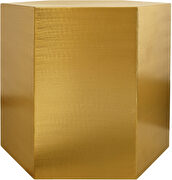 Gold hexagon shape stylish end table by Meridian additional picture 5