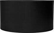 Round cylinder black contemporary coffee table by Meridian additional picture 4
