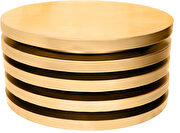 Ultra-contemporary gold stylish coffee table by Meridian additional picture 4