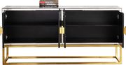 Mirrored contemporary buffet in golden finish by Meridian additional picture 2