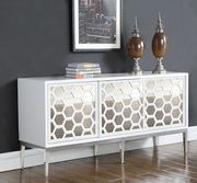 Modern white / silver sideboard / buffet by Meridian additional picture 3