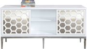 Modern white / silver sideboard / buffet by Meridian additional picture 5