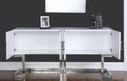 Modern buffet / display table in chrome/white by Meridian additional picture 2