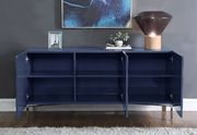 Navy blue laquer sideboard/buffet/display by Meridian additional picture 2