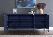Navy blue laquer sideboard/buffet/display additional photo 2 of 3