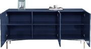 Navy blue laquer sideboard/buffet/display by Meridian additional picture 3
