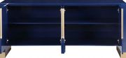 Navy blue lacquer contemporary buffet / display by Meridian additional picture 3