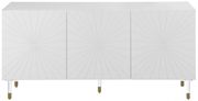 White lacquer contemporary kitchen cabinet / buffet by Meridian additional picture 4