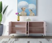 Contemporary pink lacquer buffet / server by Meridian additional picture 4