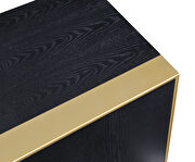 Black / gold stylish display / buffet / server additional photo 5 of 6