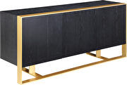 Black / gold stylish display / buffet / server by Meridian additional picture 6