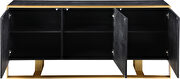 Black / gold stylish display / buffet / server by Meridian additional picture 7