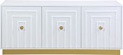 Contemporary white lacquer server / buffet additional photo 2 of 6