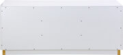 Contemporary white lacquer server / buffet additional photo 4 of 6