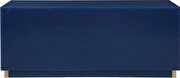 Contemporary navy blue lacquer server / buffet additional photo 2 of 5