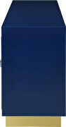 Contemporary navy blue lacquer server / buffet by Meridian additional picture 3