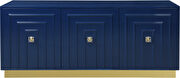 Contemporary navy blue lacquer server / buffet by Meridian additional picture 5