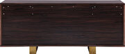 Contemporary brown/ gold buffet / server additional photo 4 of 6