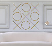 Elegant wall-art in gold, larger version by Meridian additional picture 2