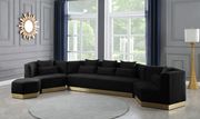 Modular design / gold base contemporary sofa by Meridian additional picture 10