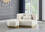 Modular design / gold base contemporary sofa by Meridian additional picture 8