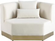 Modular design / gold base cream chair by Meridian additional picture 5