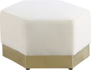 Modular design / gold base cream ottoman by Meridian additional picture 3