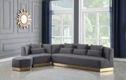 Modular design / gold base contemporary sofa by Meridian additional picture 11