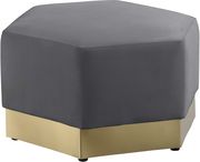 Modular design / gold base contemporary ottoman by Meridian additional picture 2