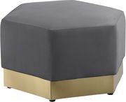Modular design / gold base contemporary ottoman additional photo 2 of 2