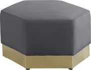 Modular design / gold base contemporary ottoman by Meridian additional picture 3