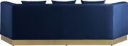 Modular design / gold base contemporary sofa by Meridian additional picture 5
