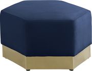 Modular design / gold base contemporary ottoman additional photo 3 of 2