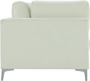 4pcs modular sofa in cream velvet w/ gold legs by Meridian additional picture 6