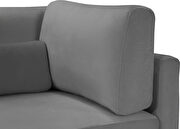 4pcs modular sofa in gray velvet w/ gold legs by Meridian additional picture 10