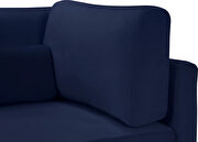 4pcs modular sofa in navy velvet w/ gold legs by Meridian additional picture 9