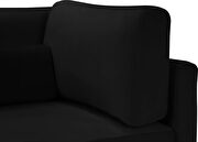 5pcs modular sectional in black velvet w/ gold legs by Meridian additional picture 3