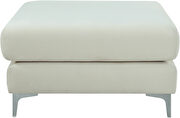 Cream velvet ottoman by Meridian additional picture 2
