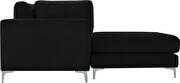 4pcs modular sectional in black velvet w/ gold legs by Meridian additional picture 6