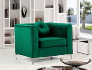 Velvet fabric contemporary sofa by Meridian additional picture 5