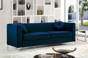 Velvet fabric contemporary sofa by Meridian additional picture 2
