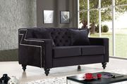 Tufted designer fabric sofa by Meridian additional picture 5