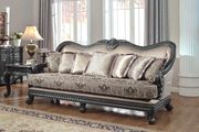 French design gray fabric traditional sofa by Meridian additional picture 2