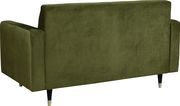 Contemporary olive velvet sofa by Meridian additional picture 6
