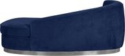 Navy velvet contemporary chaise lounger by Meridian additional picture 2
