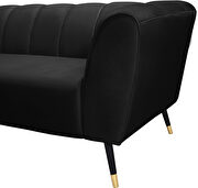 Low-profile channel tufted contemporary sofa by Meridian additional picture 3