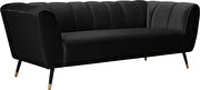 Low-profile channel tufted contemporary sofa by Meridian additional picture 6