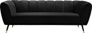 Low-profile channel tufted contemporary sofa by Meridian additional picture 9